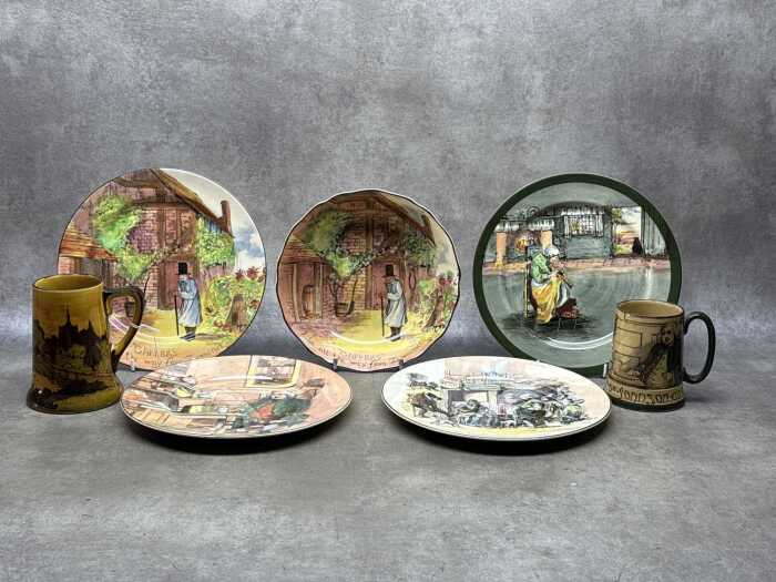 Royal Doulton old England-themed porcelain series ware