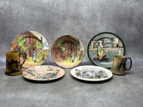 Royal Doulton old England-themed porcelain series ware