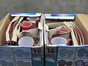 New stock, Two Royal Norfolk ceramic 16 piece dinner sets in boxes - 3