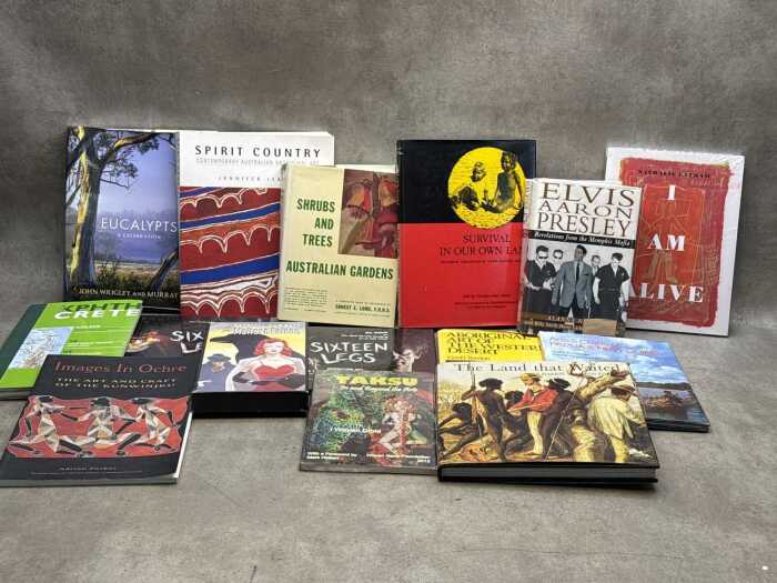 Books, including Indigenous art, history and culture