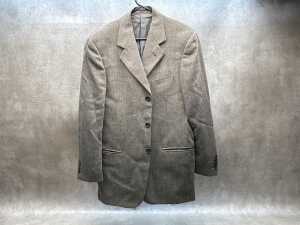 Grey herringbone blazer
