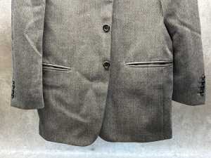 Grey herringbone blazer - 2