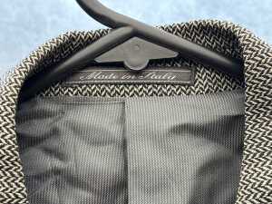 Grey herringbone blazer - 4