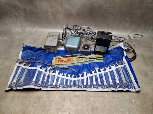 Three power supplies and a NLZ wrench set