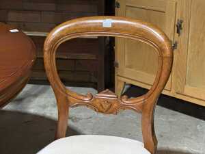 Victorian-style mahogany seven-piece dining suite - 6