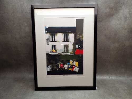 Eisen (Japanese), Paris, limited edition silkscreen print on paper, ed. 91/100