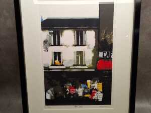 Eisen (Japanese), Paris, limited edition silkscreen print on paper, ed. 91/100 - 2