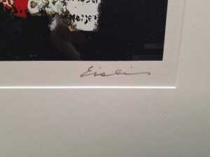 Eisen (Japanese), Paris, limited edition silkscreen print on paper, ed. 91/100 - 3