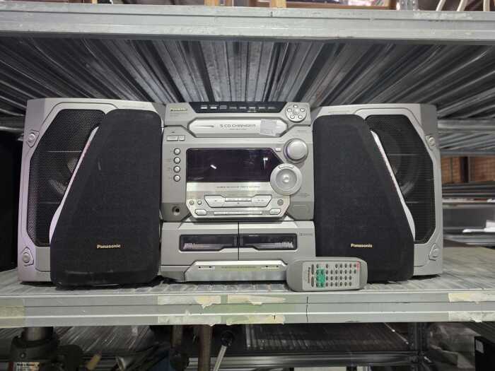 Panasonic five-disc stereo system