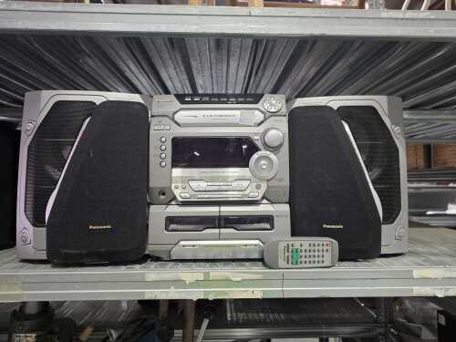 Panasonic five-disc stereo system