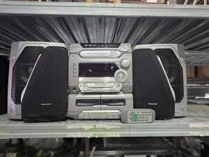 Panasonic five-disc stereo system
