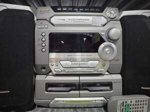 Panasonic five-disc stereo system - 2