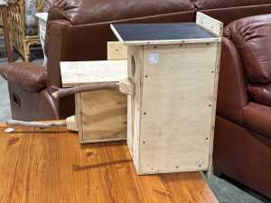 Two plywood birdboxes - 3