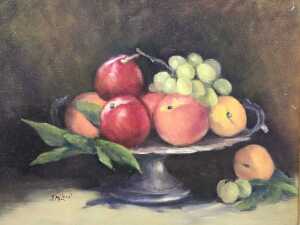 Jackie McLean, Summer Fruit. Oil painting on board - 2