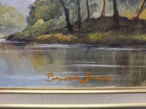 Bryan Jones, Evening Glow. Oil painting on board - 3