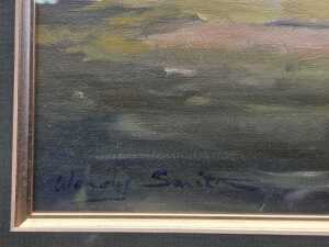 Wendy Smith, Grand Old Home. Old painting on board - 3