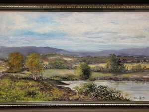 John Spink, Near Moe. Oil painting on board - 2