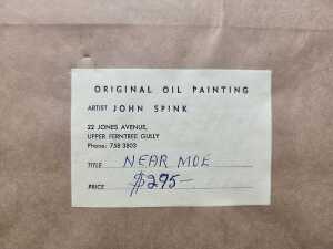 John Spink, Near Moe. Oil painting on board - 4