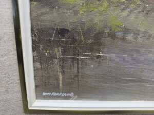 Wim Kortland (1923-), Yarra Valley, 1979. Oil painting on board - 3