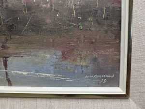 Wim Kortland (1923-), Yarra Valley, 1979. Oil painting on board - 3