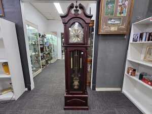 Mahogany longcase clock
