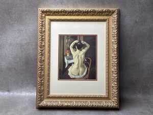 After Henri Matisse, La Coiffure. Framed reproduction print on paper