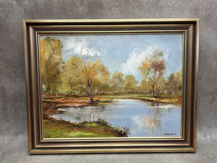 John Spink, Serenity. Oil painting on board