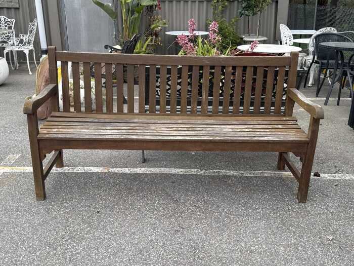 Konteki timber outdoor garden bench