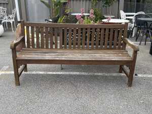 Konteki timber outdoor garden bench