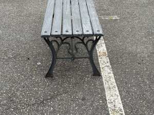 Two-seater outdoor bench - 2