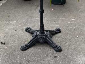 Marble top patio table - 2