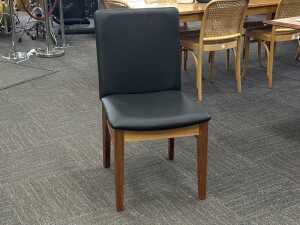Six Australian Blackwood dining chairs - 2