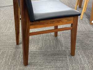 Six Australian Blackwood dining chairs - 4