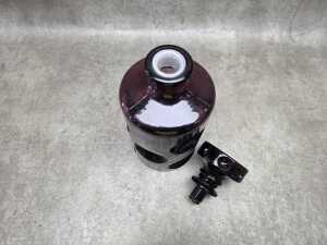 Mid-century amethyst 'Thumbprint' genie bottle - 3