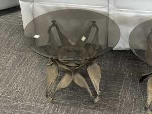 Pair of Matcham Skipper Brutalist side tables - 2