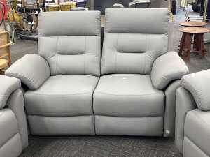 Three-piece grey lounge suite - 3