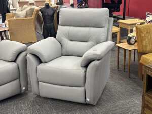 Three-piece grey lounge suite - 4