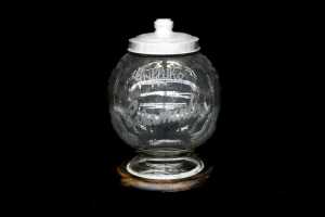 Griffiths Caramint counter display lolly jar