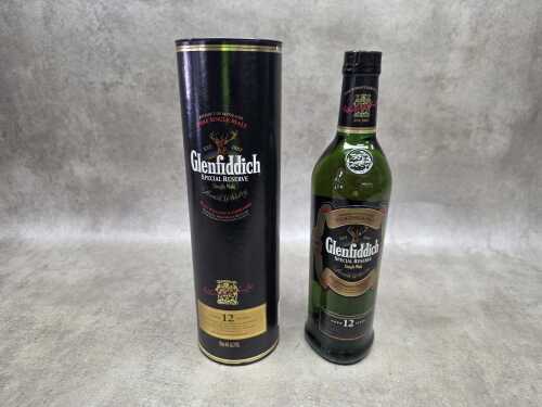 Glenfiddich Special Reserve 12 year old single malt whiskey