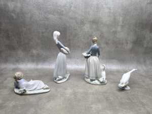 Four Lladro porcelain figures - 2