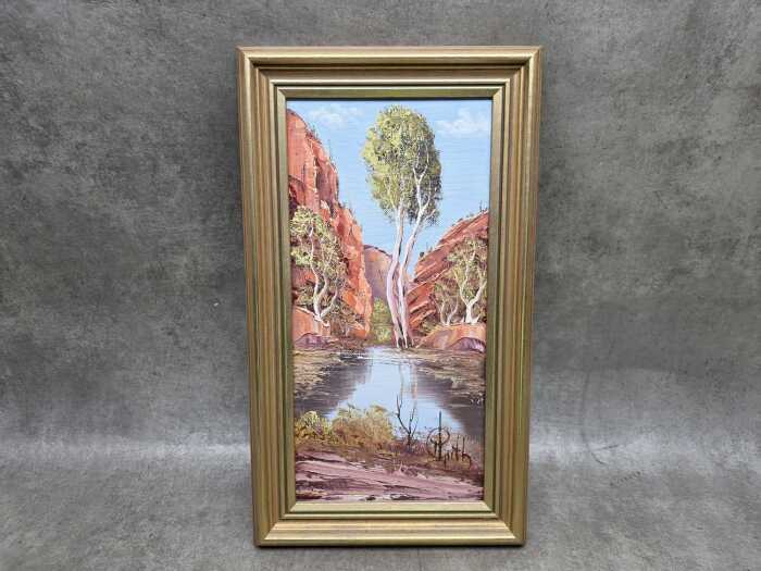 Henk Guth (1921-2003), Ellery George. Oil painting on board