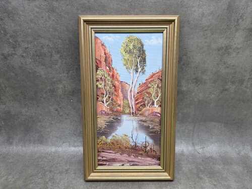 Henk Guth (1921-2003), Ellery George. Oil painting on board