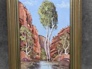 Henk Guth (1921-2003), Ellery George. Oil painting on board - 2