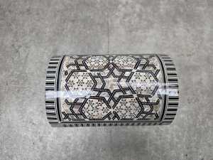 Middle Eastern timber trinket box with mother-of-pearl inlay - 5