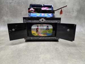 Japanese musical lacquer jewellery box - 2