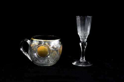 Two antique glasses