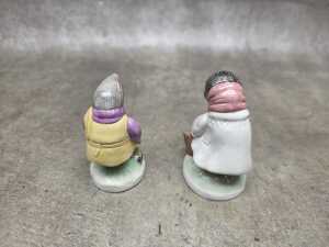 Two Coalport 'Little Grey Rabbit' porcelain figures, c. 1980 - 3