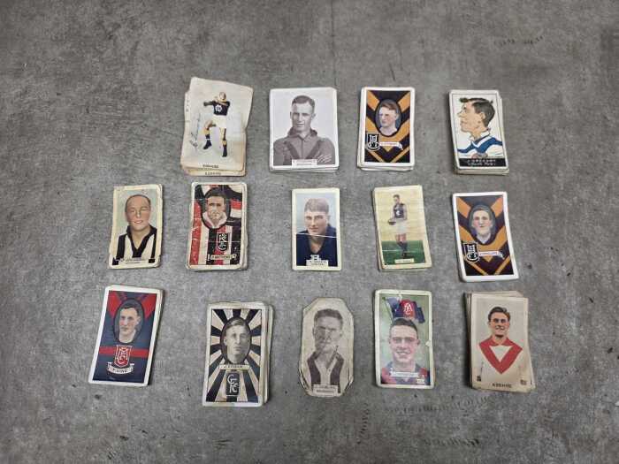 Assorted cigarette cards