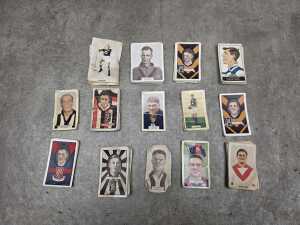 Assorted cigarette cards