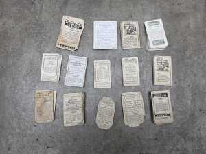 Assorted cigarette cards - 2
